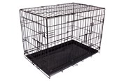 Hunde - Dogman Steel Dog crate Black 47.5 x 32.5 x 39 cm - 376454