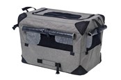 Hunde - Dogman Milou Canvas Crate Grey XL 81.5x58.5x58.5cm - 375613