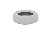 Hunde - Dogman Weiche Silikon Anti-Schwapp Reiseschüssel Grau 470ml 17x4.5cm - 359469
