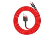 USB Kabel - Baseus Cafule USB Lightning Cable 2.4A 0.5m (Red) - CALKLF-A09