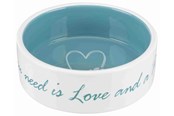 Hunde - Trixie Pet's Home Ceramic Bowl Blue 0.3L 12cm - TX25050