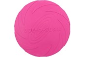 Hunde - Trixie Dog Disc Frisbee Natural Rubber Pink 24cm - TX33503