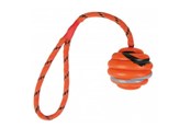 Hunde - Trixie Wavy Ball on a Rope for Dogs ø 6/30 cm orange - TX33724