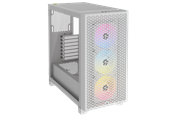 Gehäuse - Corsair 3000D RGB AIRFLOW TG - White - Gehäuse - Miditower - Weiß - CC-9011256-WW