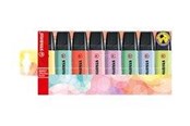 Utensilien zum Schreiben und Zeichnen - STABILO BOSS ORIGINAL - highlighter - assorted pastel colours (pack of 8) - 70/8-3