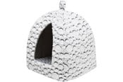 Hunde - Trixie Mila cave plush 32 × 42 × 32 cm white-grey - TX38980