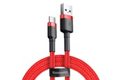 USB Kabel - Baseus Cafule cable USB-C 2A 2m (Red) - CATKLF-C09
