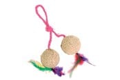 Katzen - Trixie 2 Balls on a Rope ø4.5 - TX4501