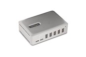 USB-Hubs - StarTech.com 7-Port USB-C Hub 5x USB-A + 2x USB-C Self-Powered w/ 65W Power Supply USB 3.1 10Gbps Hub w/ BC1.2 Charging USB-Hubs - 7 - Grau - 10G5A2CS-USB-C-HUB