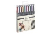 Kunst & Handwerk Ausstattung - Nassau Fineliners Drawing Pens COLOR - AR0826/GE