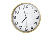 Einrichtung - Unilux Baltic Clock white/wood - 400094591