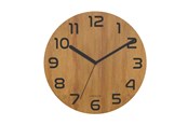 Einrichtung - Unilux Palma Bambou clock light brown - 400140806