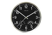 Einrichtung - Unilux Wetty clock black/silver - 400140807