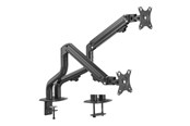 Monitorhalterung - Gembird Monitor Arm - Adjustable Tilting arm 2-display 17"-32" - MA-DA2-02