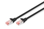 Netzwerk - Kabel - DIGITUS CAT 6 S-FTP Patch Cord - 3m - Schwarz - 3m - DK-1644-030/BL