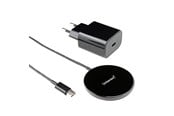 Handys - Adapter und Ladegeräte - Intenso Magnetic Wireless Charger MB1 black - 7410710