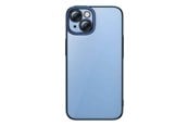 Handys - Cover & Cases - Baseus Glitter Transparent Case and Tempered Glass set for iPhone 14 Plus (blue) - ARMC021403