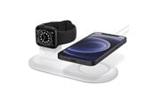 Handys - Adapter und Ladegeräte - Spigen MagSafe Charger & Apple Watch stand 2in1 MagSafe Duo - white *DEMO* - AMP02797