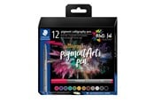 Utensilien zum Schreiben und Zeichnen - Staedtler Pigment calligraphy 375 "Calligraphy Set" 12 pcs. Cardboard box - 375 C12