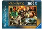 Puzzle - Ravensburger Lord Of The Rings Return of the King 2000p Block - 10217293