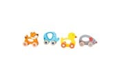 Baby Spielzeug - Small Foot - Wooden Push Figure Animal on Wheels - 10631