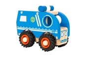 Spielzeugauto - Small Foot - Wooden Police Car Blue - 11077