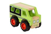Spielzeugauto - Small Foot - Wooden Off-Road Jeep Green - 12288