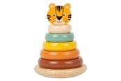 Baby Spielzeug - Small Foot - Wooden Stacking Tower Safari Tiger 7 - 11706