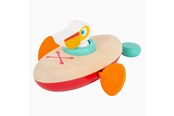 Spielzeugauto - Small Foot - Bath Toys Wooden Canoe Pelican Wind U - 11654