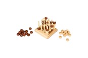 Brettspiele - Small Foot - Foor n a Row 3D Wooden Strategy Game - 4462