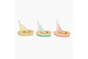 Wasserspielzeug - Small Foot - Bath Toy Wooden Sailboats Set of 3 - 11653