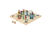 Brettspiele - Small Foot - Wooden Ludo Game Farm Animals - 6257
