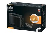 Toaster - Braun Toaster PurEase HT3110BK - toaster - black - HT3110BK