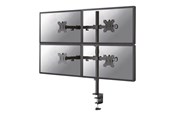 Monitorhalterung - Neomounts FPMA-D550D4 mounting kit - full-motion - for 4 flat panels - black - FPMA-D550D4BLACK