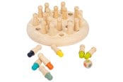 Brettspiele - Small Foot - Wooden Color Memo Game - 11962