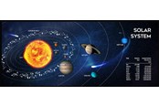 Mauspads & Zubehör - Gembird Gaming mouse pad - extra large - Cosmos - MP-SOLARSYSTEM-XL-01