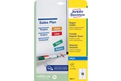 Papier, Fotopapier und Etiketten - Avery Magnets - J8871-5