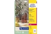 Papier, Fotopapier und Etiketten - Avery Crystal clear labels (-20oC to +80oC) - L7787-25