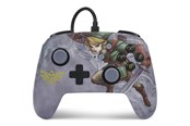 Gaming Zubehör - PowerA Verbesserter kabelgebundener Controller für Nintendo Switch – Tapferer Link - Wired Controller - Nintendo Switch - NSGP0096-01