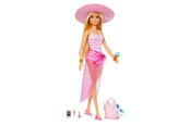 Dolls & Accessories - Barbie Beach Day Doll With Swimsuit And Beach-Themed Accessories - HPL73