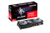 Grafikkarte - PowerColor Radeon RX 7800 XT Hellhound OC - 16GB GDDR6 RAM - Grafikkarte *DEMO* - RX7800XT 16G-L/OC