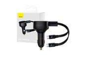 Handys - Adapter und Ladegeräte - Baseus Car Charger Enjoyment with cable USB-C 33W (Black) - C00035500111-00