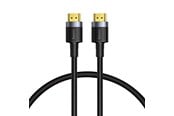 Display Kabel - Baseus Cafule 4KHDMI Male To 4KHDMI Male Adapter Cable 1m Black - CADKLF-E01