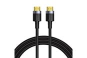 Display Kabel - Baseus Cafule 4KHDMI Male To 4KHDMI Male Adapter Cable 3m Black - CADKLF-G01
