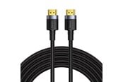 Display Kabel - Baseus Cafule 4KHDMI Male To 4KHDMI Male Adapter Cable 5m Black - CADKLF-H01