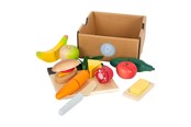 Rollenspiele - Small Foot Wooden Cut and Play Food Lunch Set 2 - 12331