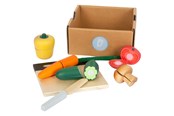 Rollenspiele - Small Foot Wooden Cut and Play Food Vegetables Set 1 - 12329