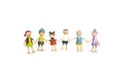 Figuren - Small Foot - Wooden Dollhouse Family Bendable 6pcs - 11804