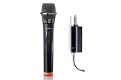 Mikrofone - Lenco MCW-011BK - Wireless microphone with 6.3 mm battery powered receiver - MCW-011BK