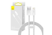 USB Kabel - Baseus Dynamic cable USB to Lightning 2.4A 1m (White) - CALD000402